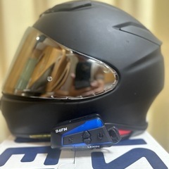 SHOEI Z-8 ヘルメット　完品　LEXIN インカム付き　  の画像
