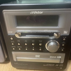 【無料】Victor ミニコンポ UX-QD7（2004年製）CD動作品 スピーカー付の画像