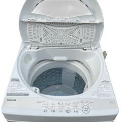 美品 高年式 TOSHIBA 東芝 5.0kg 縦型洗濯機 2021年製 AW-5GA1の画像