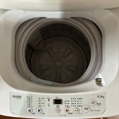 Haier 洗濯機　4.2kgの画像