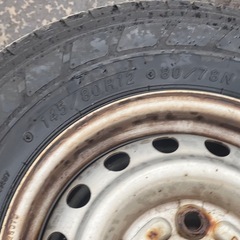 12インチホイールタイヤセット　バン　トラックの画像
