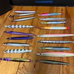 ツインパワーsw10000HG 激闘ジグ他60〜100gジグとケースセットの画像