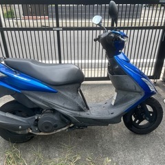 不調 スズキ アドレスV125S 125cc スクーター 青 ブルーの画像