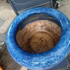 アンティーク火鉢 メダカ鉢 植木鉢 大型　の画像