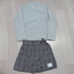 子供服　おまとめ　キッズ　１３０　　秋冬服　ミックス　ワンピース　５点セット　　　の画像