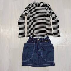 子供服　おまとめ　キッズ　１３０　　ワンピース　秋冬服　ミックス　５点セット　　　の画像