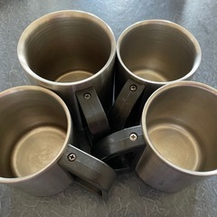 ステンレス二重構造　コップの画像