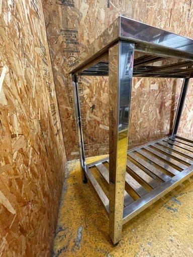 (s7459) アズマ ステンレス作業台 W1200D450H800 ステンレス台 作業台 厨房 業務用 店舗用 飲食店 直接引き取り