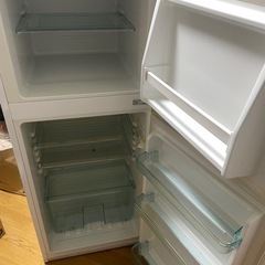 冷蔵庫 128L 2ドア 一人暮らし 冷凍 冷蔵　の画像
