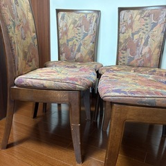 飛騨家具　白川　ダイニングチェア　4脚セットの画像