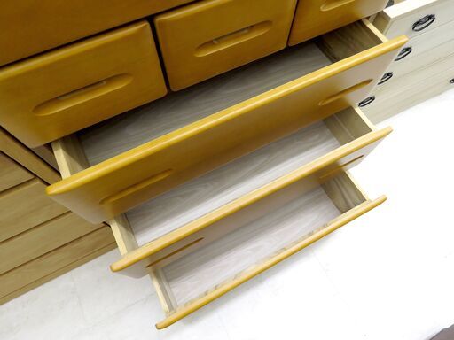 北海道 千歳市/恵庭市 近郊配送 ニトリ 6段ハイチェスト シグナル2-80