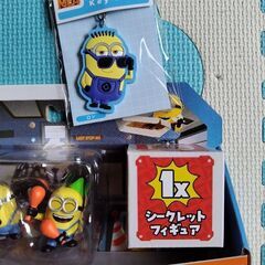 【未使用】ミニオン　ミニフィギュアセット　ラバーキーホルダーの画像