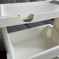 プラスチックラック　ワゴンの画像