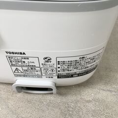 TOSHIBA 炊飯器 白 RC-5MFM ３合炊き 2021年製 25i菊E の画像