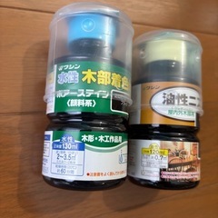 新品未使用 木部用塗料 水性、油性 黒の画像