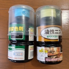 新品未使用 木部用塗料 水性、油性 黒の画像