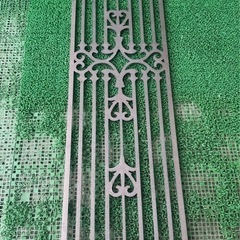 アルミフェンス メーカー不明 高さ約125cm横約27.5cm サビ汚れ等ございますの画像