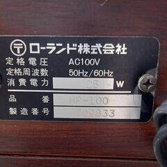 【B213】ローランド　電子ピアノ　木目調　動作確認OK　の画像