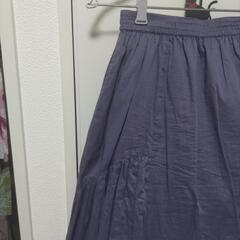 パープルロングスカートフリーサイズの画像