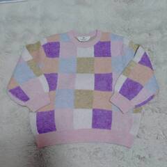 子供服　おまとめ　キッズ　１４０　　ワンピース　ボアパーカー　ニット　秋冬服　ミックス　３点セット　　　　　　の画像