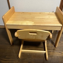 キッズデスク&チェアの画像