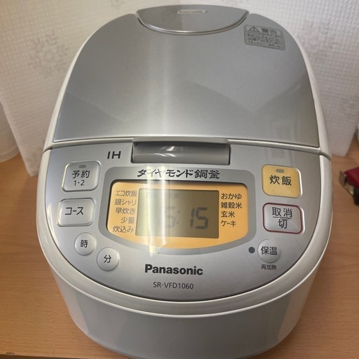 中古】パナソニックPanasonic IHジャー炊飯器 SR-VFD1060-W