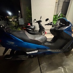 スズキ　スカイウェイブ250 FI車両！　バッテリー新品！　実働！　大阪の画像
