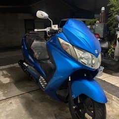 スズキ　スカイウェイブ250 FI車両！　バッテリー新品！　実働！　大阪の画像