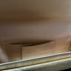 着物の下駄と鞄　金色　希少の画像