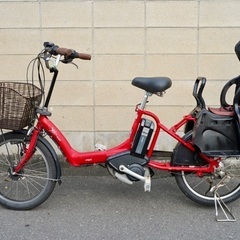 {受付中}🔴⭐️超特価⭐🔴電動自転車 ブリヂストン 20インチ 子供乗せ 中古 080702の画像
