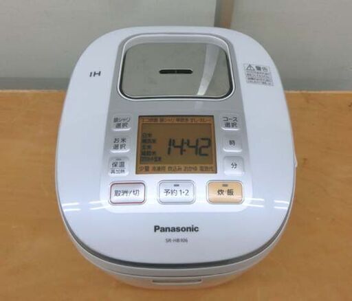 Panasonic 5.5合 IHジャー炊飯器 SR-HB106 2016年製 ダイヤモンド銅釜 パナソニック 札幌 西野店