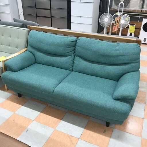 【ジャングルジャングル石川金沢店】ソファー2人用 グレー W160×D80×H70cm ※クリーニング済み