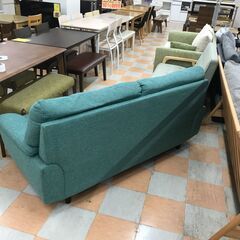 【ｼﾞｬﾝｸﾞﾙｼﾞｬﾝｸﾞﾙ金沢店】  ソファー2人用 グレー W160×D80×H70 クリーニング済み												の画像