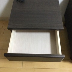 サイドテーブル(コンセント・引き出し付き)値下げしました！の画像
