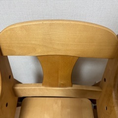 澤田木工所　木製折りたたみハイチェア　子どもイスの画像