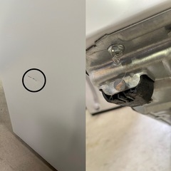 天)【引き取り限定！】MITSUBISHIノンフロン冷凍冷蔵庫　MR-B46A-W形の画像