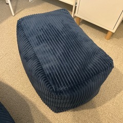 【0円で譲ります】LOOSYのビーズソファ・オットマン付きの画像