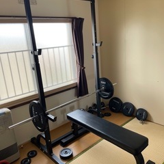 ハーフラック　ベンチプレス台の画像