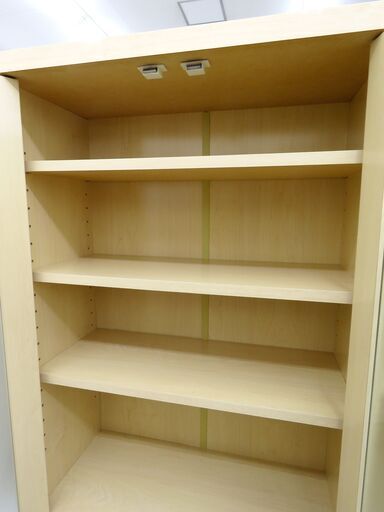 北海道 千歳市/恵庭市 近郊配送 キャビネット キッチン収納家具 食器棚 店頭でのお受渡し大歓迎