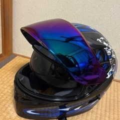 フルフェイスヘルメットＬサイズ　サングラス内蔵　迅速に対応可能❗️　の画像
