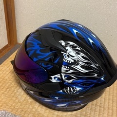 フルフェイスヘルメットＬサイズ　サングラス内蔵　迅速に対応可能❗️　の画像
