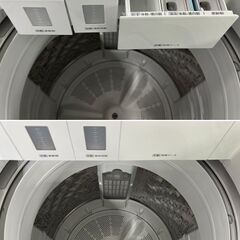 地域限定送料無料 美品【 Panasonic 】パナソニック 洗濯10.0㎏ 全自動洗濯機 AIエコナビ 液体洗剤・柔軟剤 自動投入 スゴ落ち泡洗浄 NA-FA10K2の画像