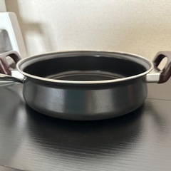 ホーロー鋳鉄鍋 26cm 蓋付きの画像
