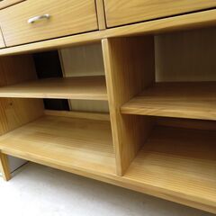 北海道 千歳市/恵庭市 近郊配送 大和屋 木製サイドボード 収納家具 店頭でのお受渡し大歓迎の画像