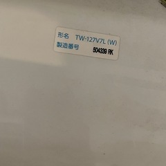 ドラム式洗濯機　TOSHIBA 洗濯機　ZABOON tw127-v7の画像