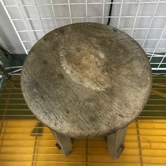 ☆ドリーム2号館☆ アンティーク　木製スツールの画像