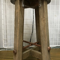 ☆ドリーム2号館☆ アンティーク　木製スツールの画像
