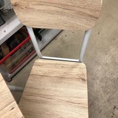 【ジャングルジャングルサカイ石津店】2人用ダイニングセット　椅子2脚ｾｯﾄ　新生活　ダイニング　テーブル クリーニング済み 堺市 西区 東区 北区 南区 堺区 石津の画像