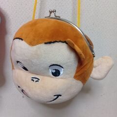 おぱんちゅうさぎ＆おさるのジョージ肩掛けポーチセットの画像