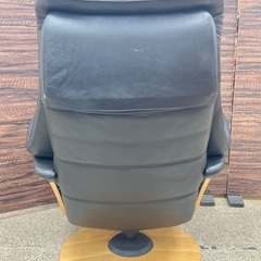 【トレファクいわき平店】karimoku(カリモク)THE FIRST(ザ・ファースト)パーソナルソファ ブラック 本革製が入荷しました！の画像